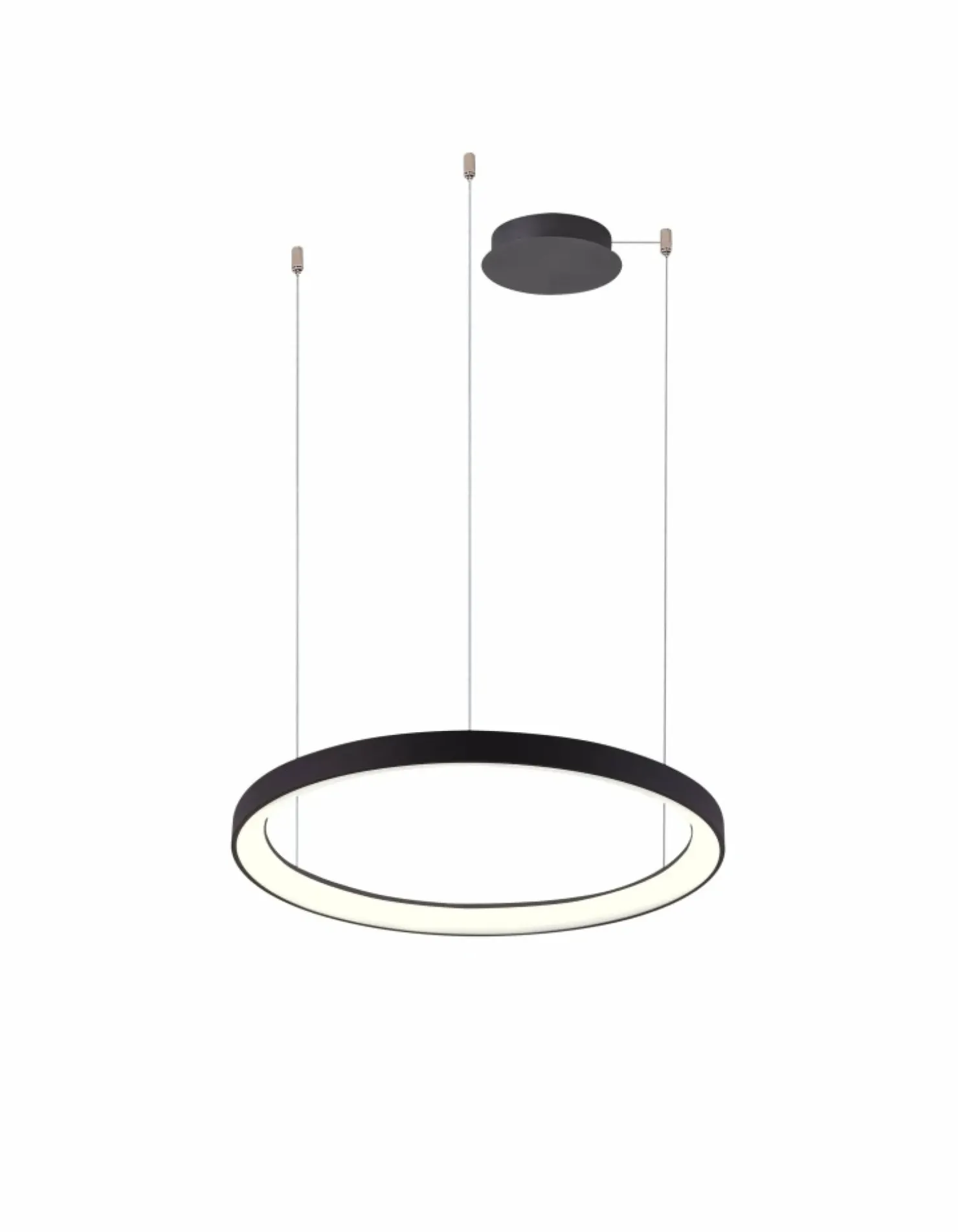 Outlet Sklep Kaja Lampa wisząca LED koło ⌀77,5cm ze ściemniaczem AZ5022 AGNES | Kaja