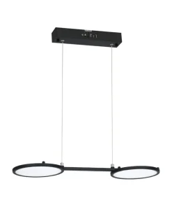 Store Sklep Kaja Lampa wisząca LED nad stół w jadalni ML236 GIRO | Kaja Oświetlenie czarny