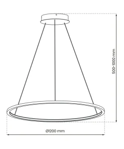 Sale Sklep Kaja Lampa wisząca LED, regulowana wysokość ML8864 z serii SATURNO | Kaja Oświetlenie