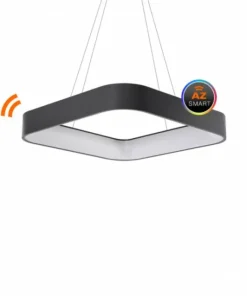 Flash Sale Sklep Kaja Lampa wisząca LED sterowana pilotem AZ3983 SOLVENT | Kaja Oświetlenie szary