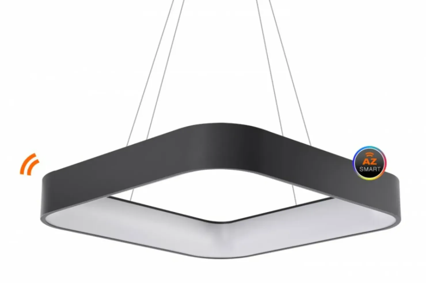Fashion Sklep Kaja Lampa wisząca LED sterowana pilotem AZ3989 SOLVENT | Kaja Oświetlenie szary