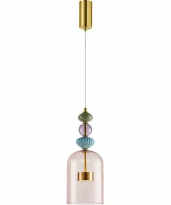 Hot Sklep Kaja Lampa wisząca LED z kolorowymi kloszami ML0357 ARTE | Kaja Oświetlenie