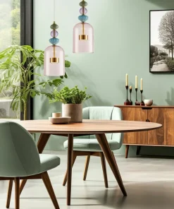 Hot Sklep Kaja Lampa wisząca LED z kolorowymi kloszami ML0357 ARTE | Kaja Oświetlenie