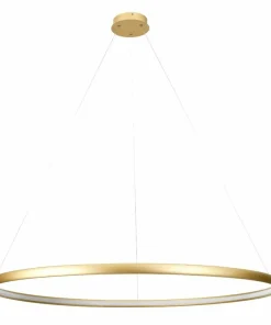 Clearance Sklep Kaja Lampa wisząca LED złoty okrąg PL210503-1200-GD CARLO | Kaja