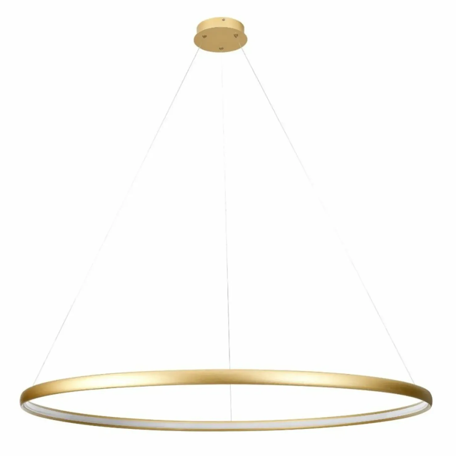 Clearance Sklep Kaja Lampa wisząca LED złoty okrąg PL210503-1200-GD CARLO | Kaja