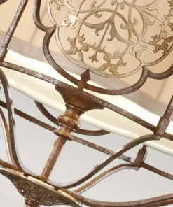 Best Sale Sklep Kaja Lampa wisząca na łańcuszku, retro FE-MARCELLA-P z serii MARCELLA brąz