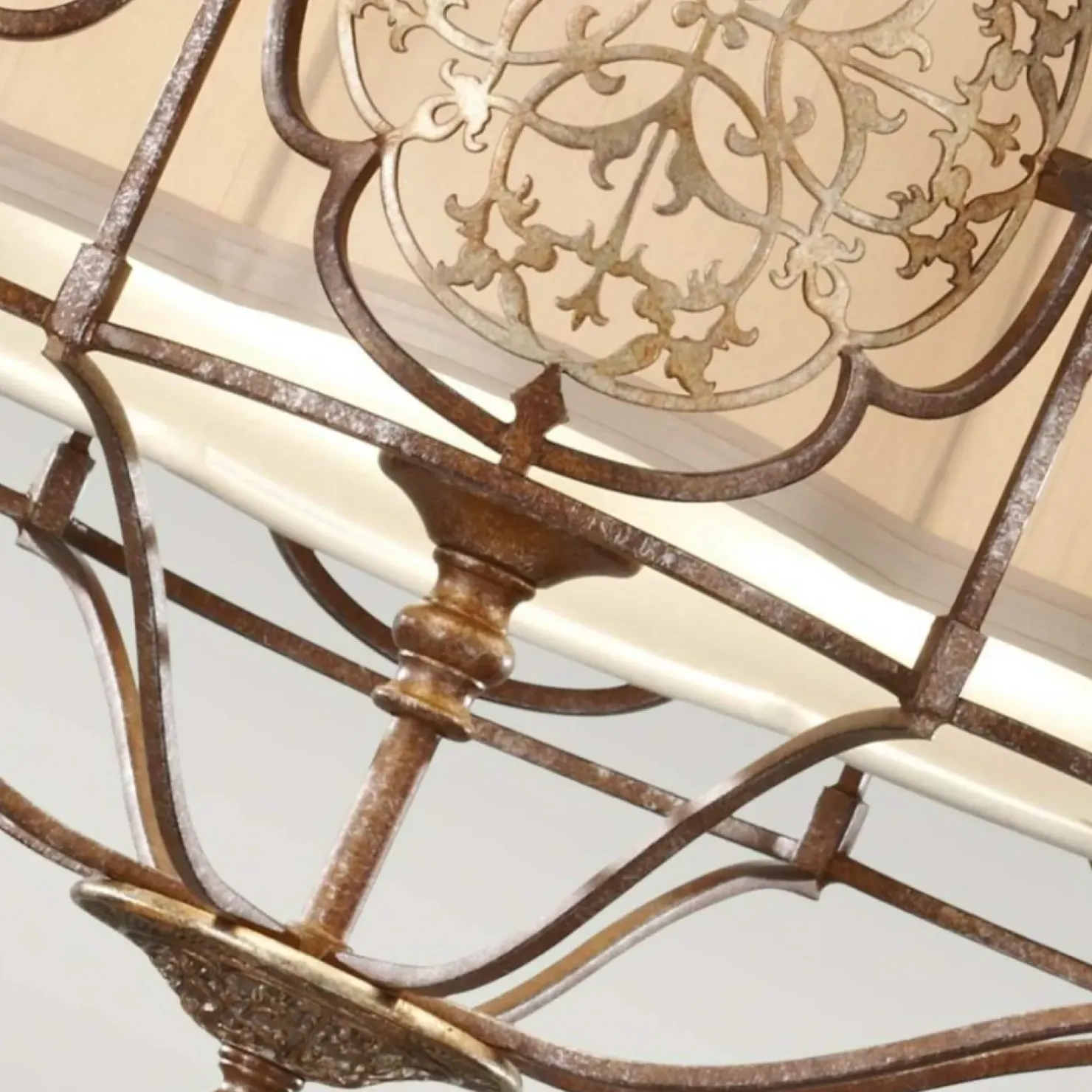 Best Sale Sklep Kaja Lampa wisząca na łańcuszku, retro FE-MARCELLA-P z serii MARCELLA brąz
