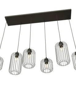 Shop Sklep Kaja Lampa wisząca, na żarówki z dużym gwintem 1365/6 z serii VANDER czarny