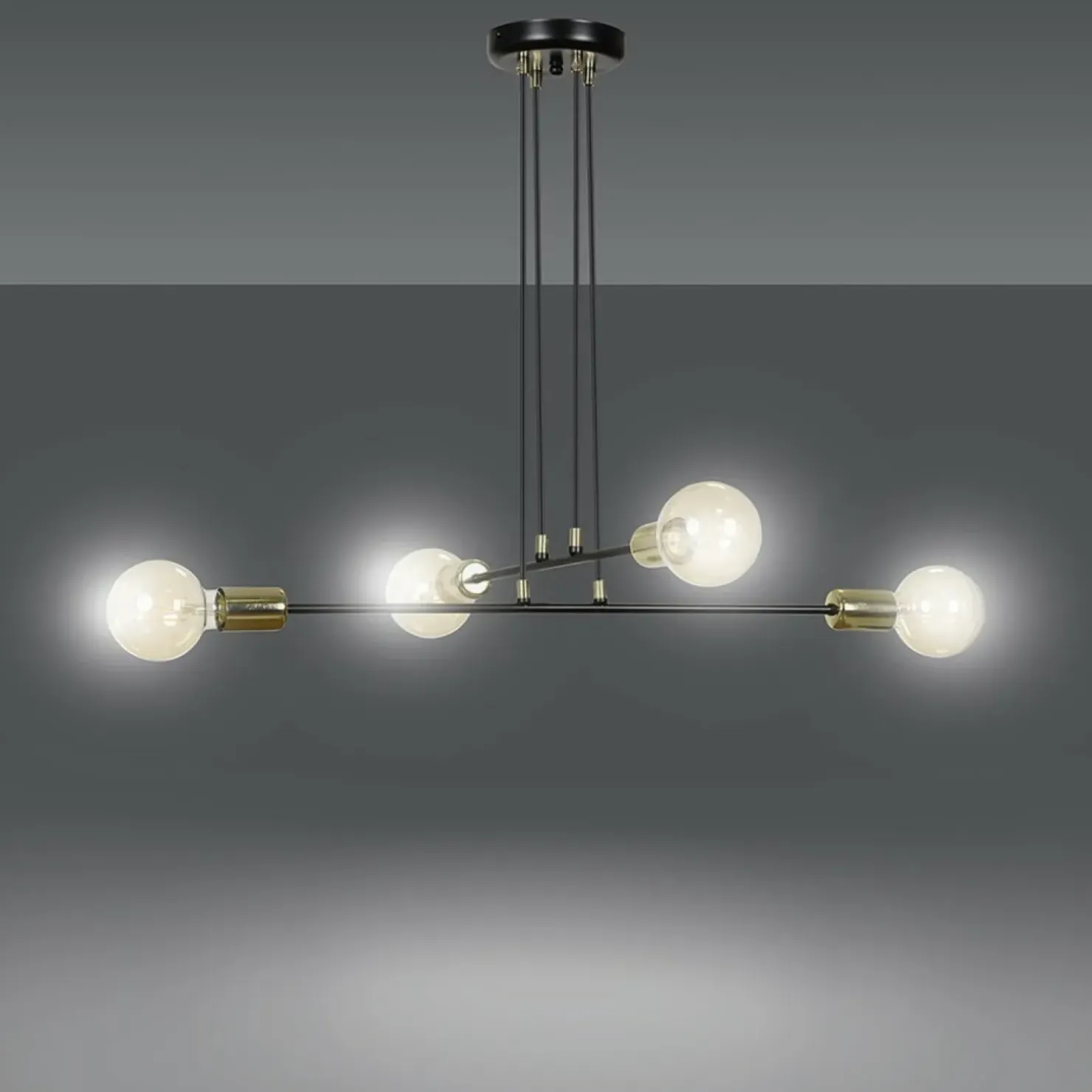 Shop Sklep Kaja Lampa wisząca na cztery żarówki z dużym gwintem 785/4 | Kaja