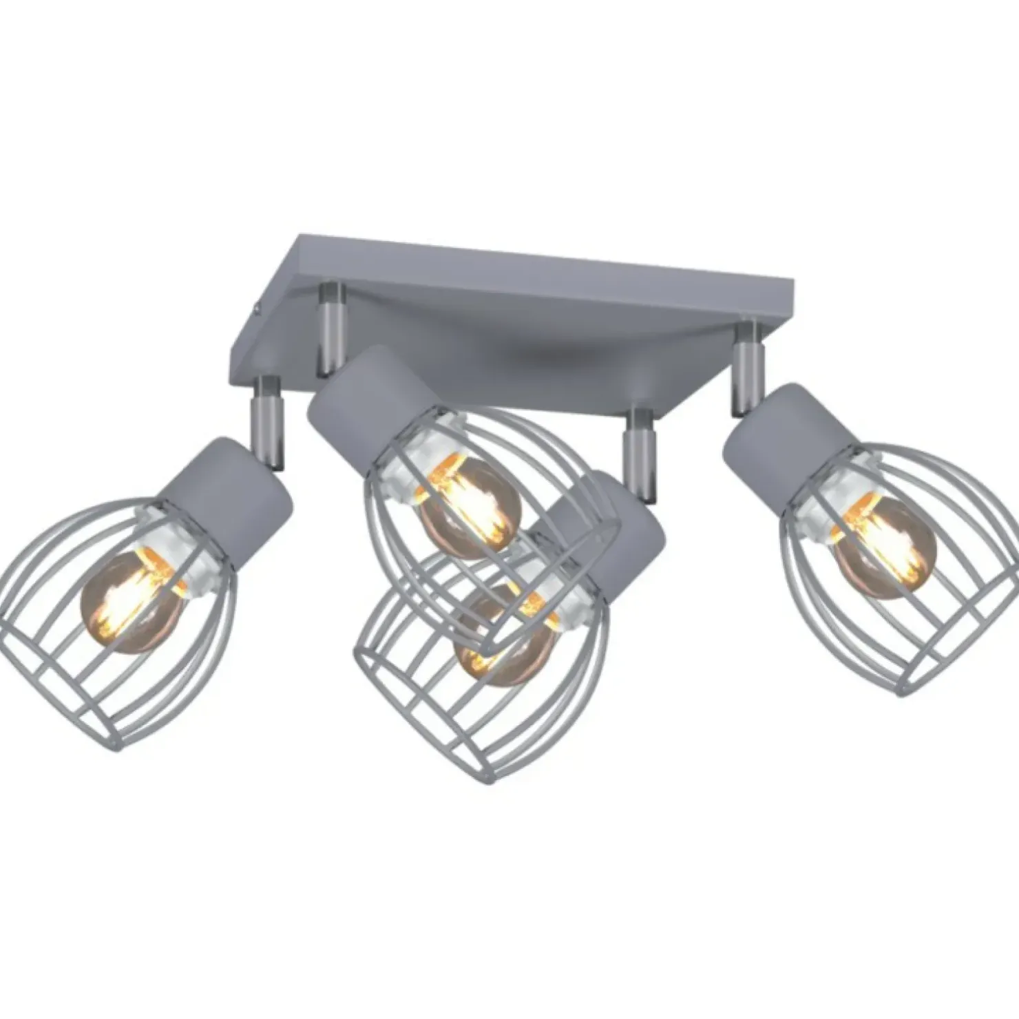 Shop Sklep Kaja Lampa wisząca na cztery źródła światła K-4587 z serii MIKA GRAY szary