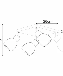 Shop Sklep Kaja Lampa wisząca na cztery źródła światła K-4587 z serii MIKA GRAY szary