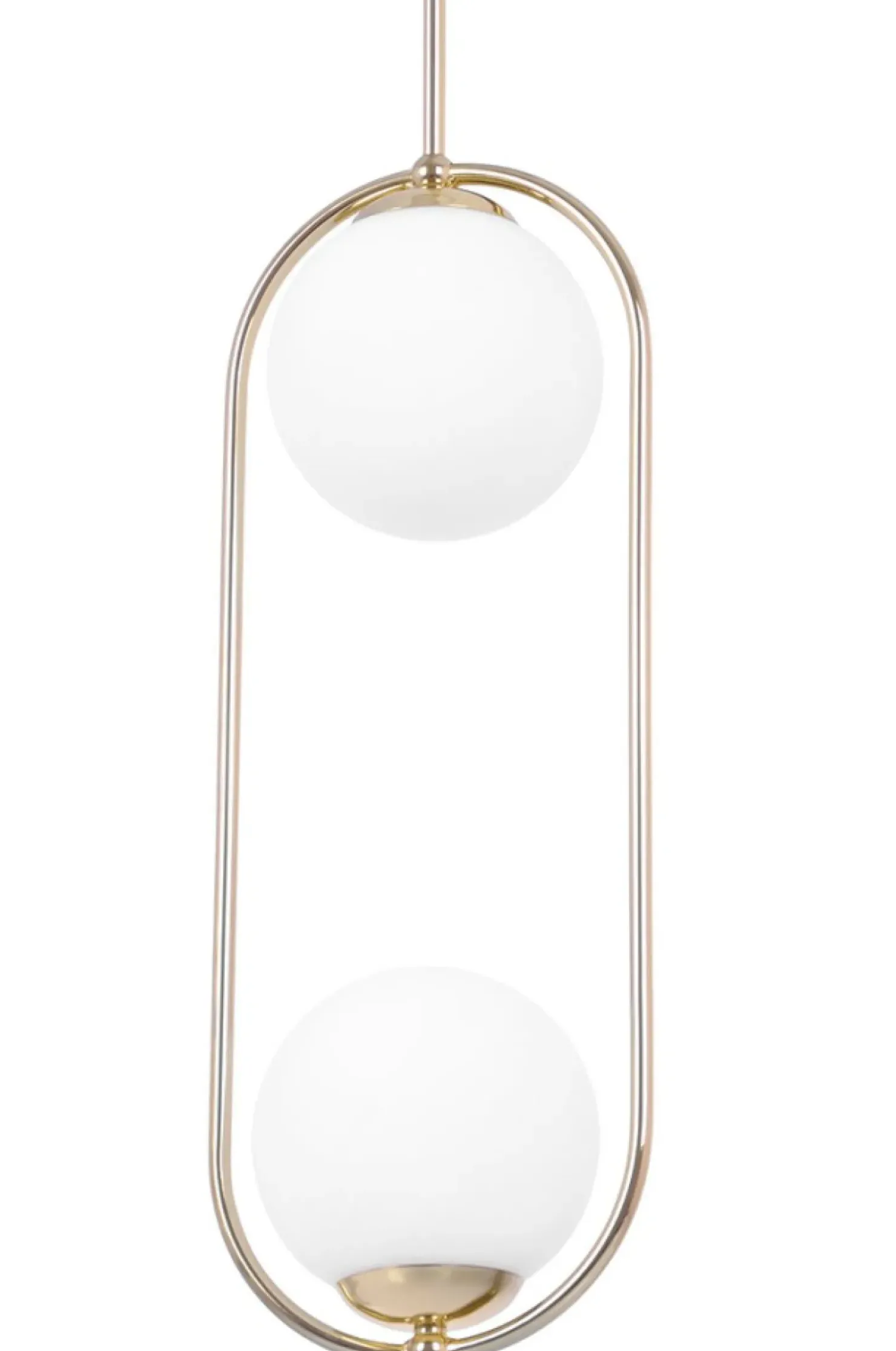 Lampa wisząca na dwie żarówki, złoty kolor K-5392 z serii RITUS*Sklep Kaja Outlet