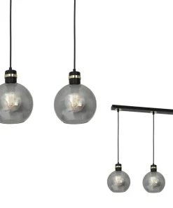 Shop Sklep Kaja Lampa wisząca na listwie, trzy kuliste klosze MLP6531 OMEGA | Kaja