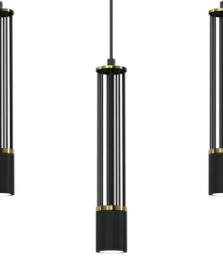 Flash Sale Sklep Kaja Lampa wisząca na listwie, trzy długie tuby MLP8410 z serii ESTILO | Kaja Oświetl
