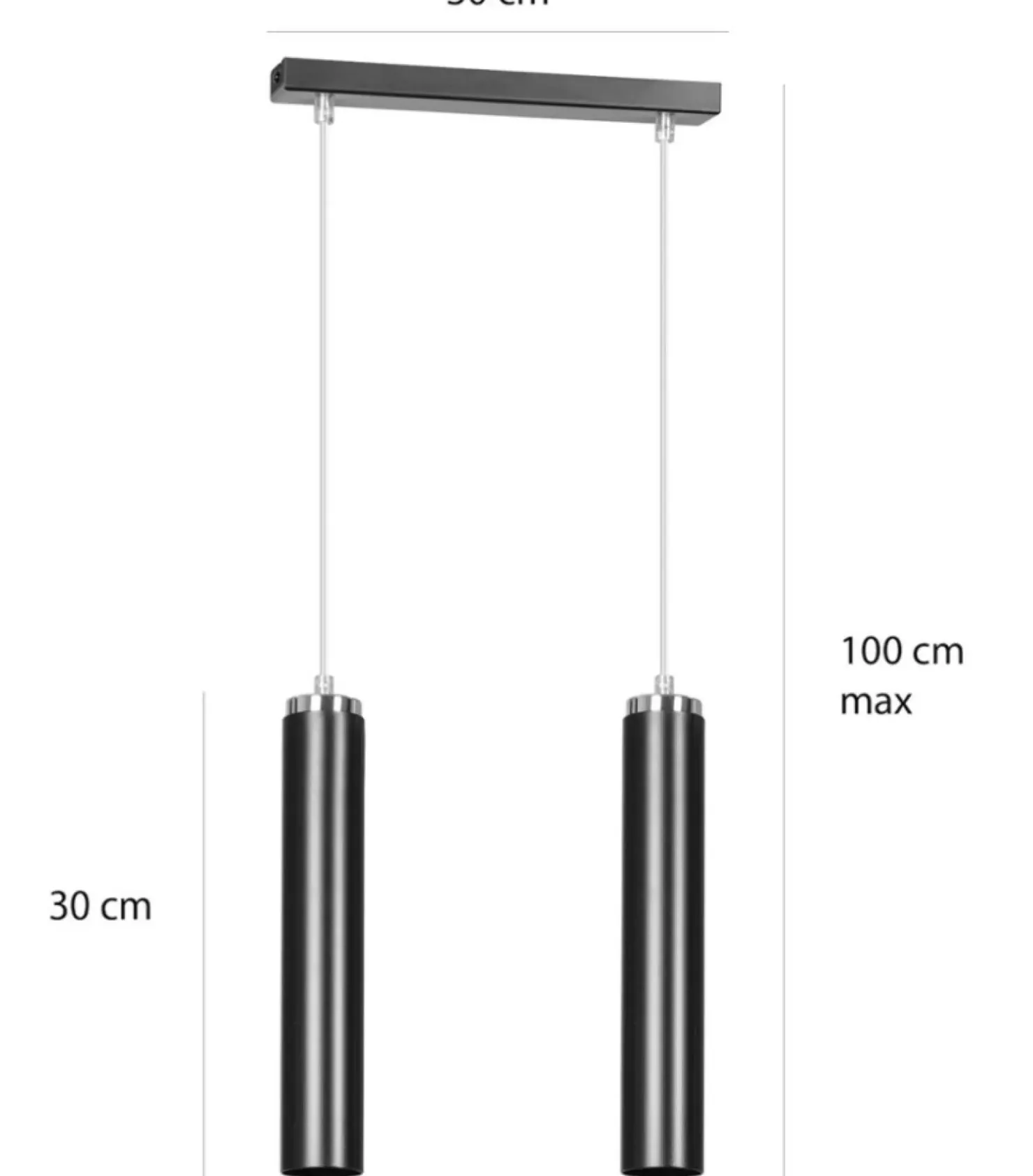 Shop Sklep Kaja Lampa wisząca na listwie w czarnym kolorze 956/2 | Kaja Oświetlenie