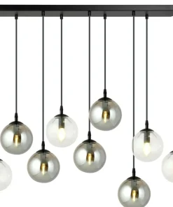 Discount Sklep Kaja Lampa wisząca na listwie z 9 kloszami 714/9M2 | Kaja Oświetlenie