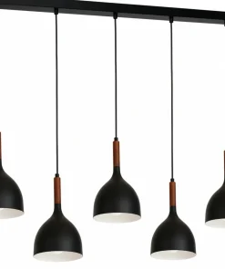Flash Sale Sklep Kaja Lampa wisząca na podłużnej listwie, nad stół LX 3708 z serii NOAK WOOD