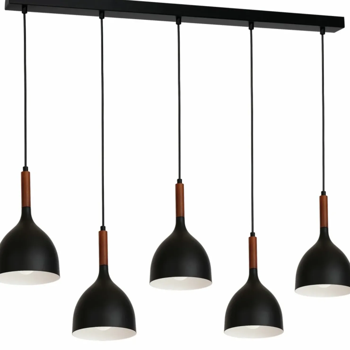Flash Sale Sklep Kaja Lampa wisząca na podłużnej listwie, nad stół LX 3708 z serii NOAK WOOD
