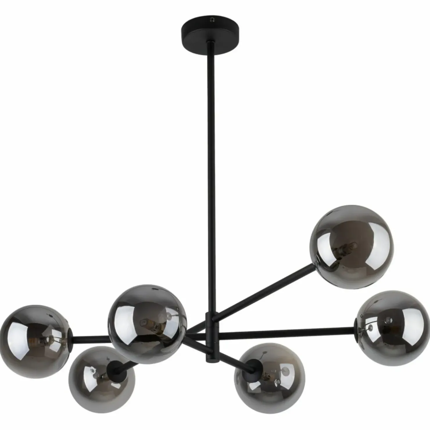 Store Sklep Kaja Lampa wisząca na sztywnym zwisie, ciemne klosze TK 6236 SARIUS | Kaja