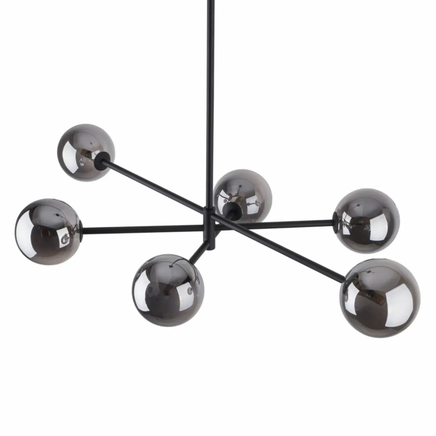 Store Sklep Kaja Lampa wisząca na sztywnym zwisie, ciemne klosze TK 6236 SARIUS | Kaja