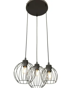 Shop Sklep Kaja Lampa wisząca nad stół, okrągła podstawa 1369/3PREM z serii NANDO czarny
