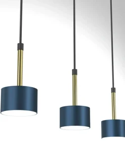 Clearance Sklep Kaja Lampa wisząca nad stół, w kolorze niebieskim MLP7773 z serii ARENA | Kaja Oświet