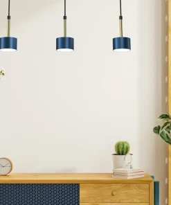 Clearance Sklep Kaja Lampa wisząca nad stół, w kolorze niebieskim MLP7773 z serii ARENA | Kaja Oświet
