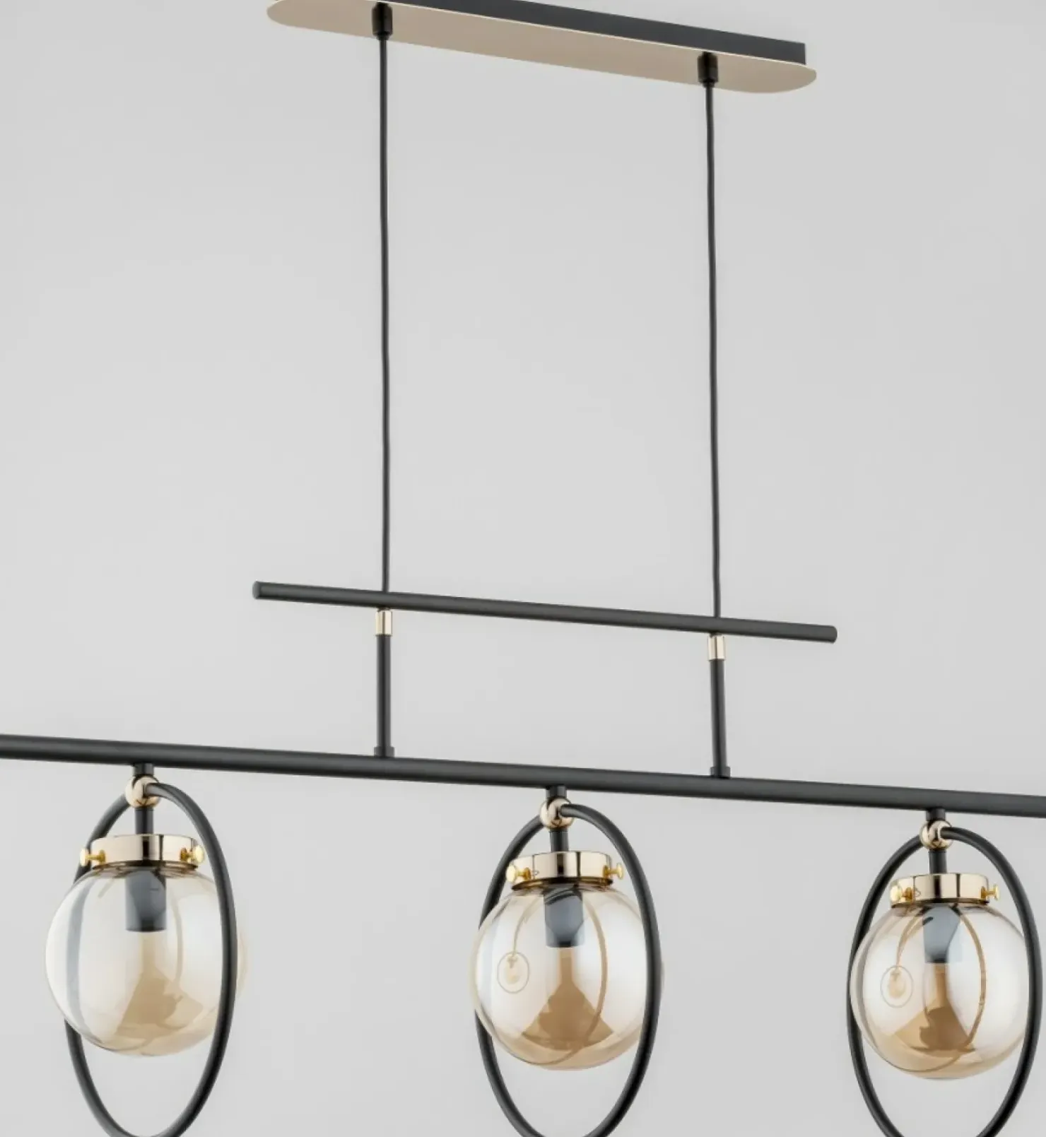 Best Sale Sklep Kaja Lampa wisząca o niebanalnej formie, czarno-złota AL 62196 | Kaja