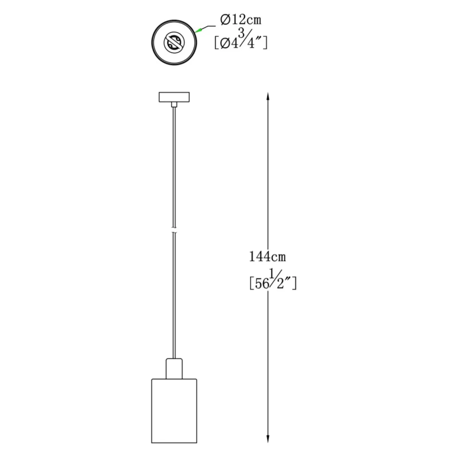 Best Sklep Kaja Lampa wisząca P0369-01A-F4GQ z serii PIOLI| Kaja Oświetlenie