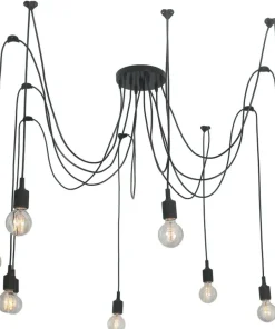 Fashion Sklep Kaja Lampa wisząca pająk z 10 linkami LP-90082/10P SOLETO | Kaja
