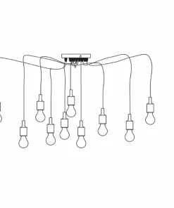 Fashion Sklep Kaja Lampa wisząca pająk z 10 linkami LP-90082/10P SOLETO | Kaja