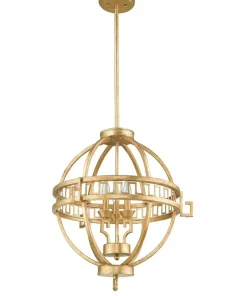 Store Sklep Kaja Lampa wisząca, postarzane złoto GN-LEMURIA-3P-A z serii LEMURIA postarzanezłoto