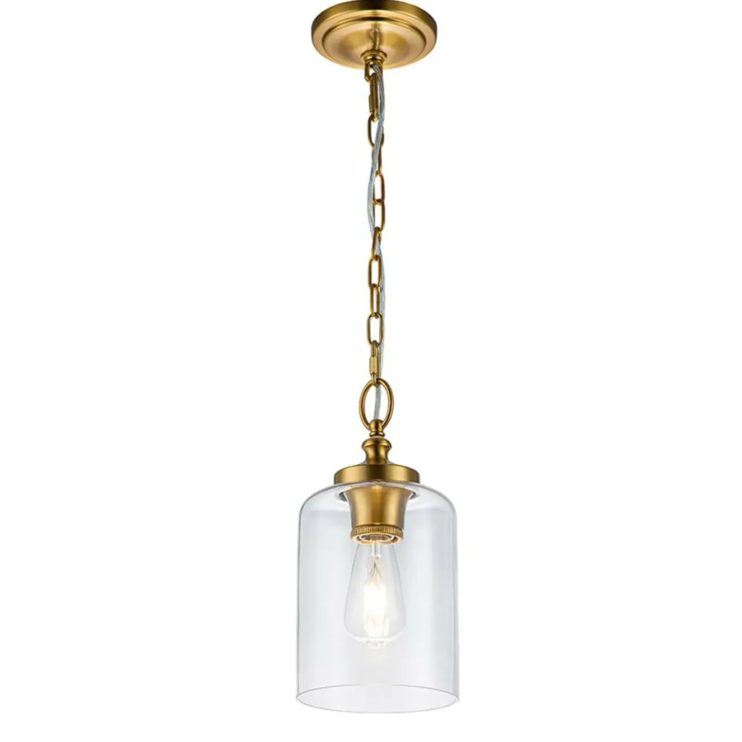 Lampa wisząca regulowana, mosiądz FE-HOUNSLOW-P-BB z serii HOUNSLOW*Sklep Kaja Best Sale