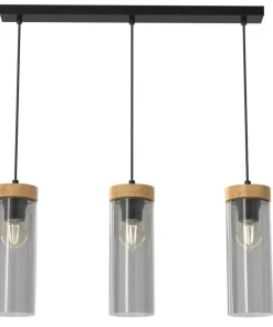 New Sklep Kaja Lampa wisząca, trzy klosze w kształcie walców MLP8665 z serii ELICA | Kaja Oświe