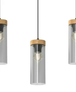 New Sklep Kaja Lampa wisząca, trzy klosze w kształcie walców MLP8665 z serii ELICA | Kaja Oświe