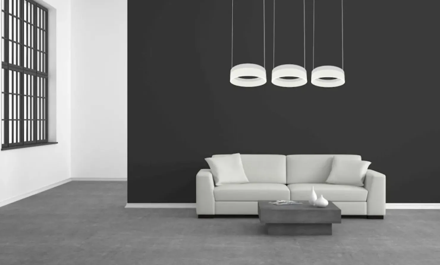 Hot Sklep Kaja Lampa wisząca trzy obręcze LED ⌀20cm ML407 RING | Kaja Oświetlenie