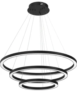 Sale Sklep Kaja Lampa wisząca, trzy obręcze różnej wielkości ML8424 z serii GALAXIA | Kaja Oświe