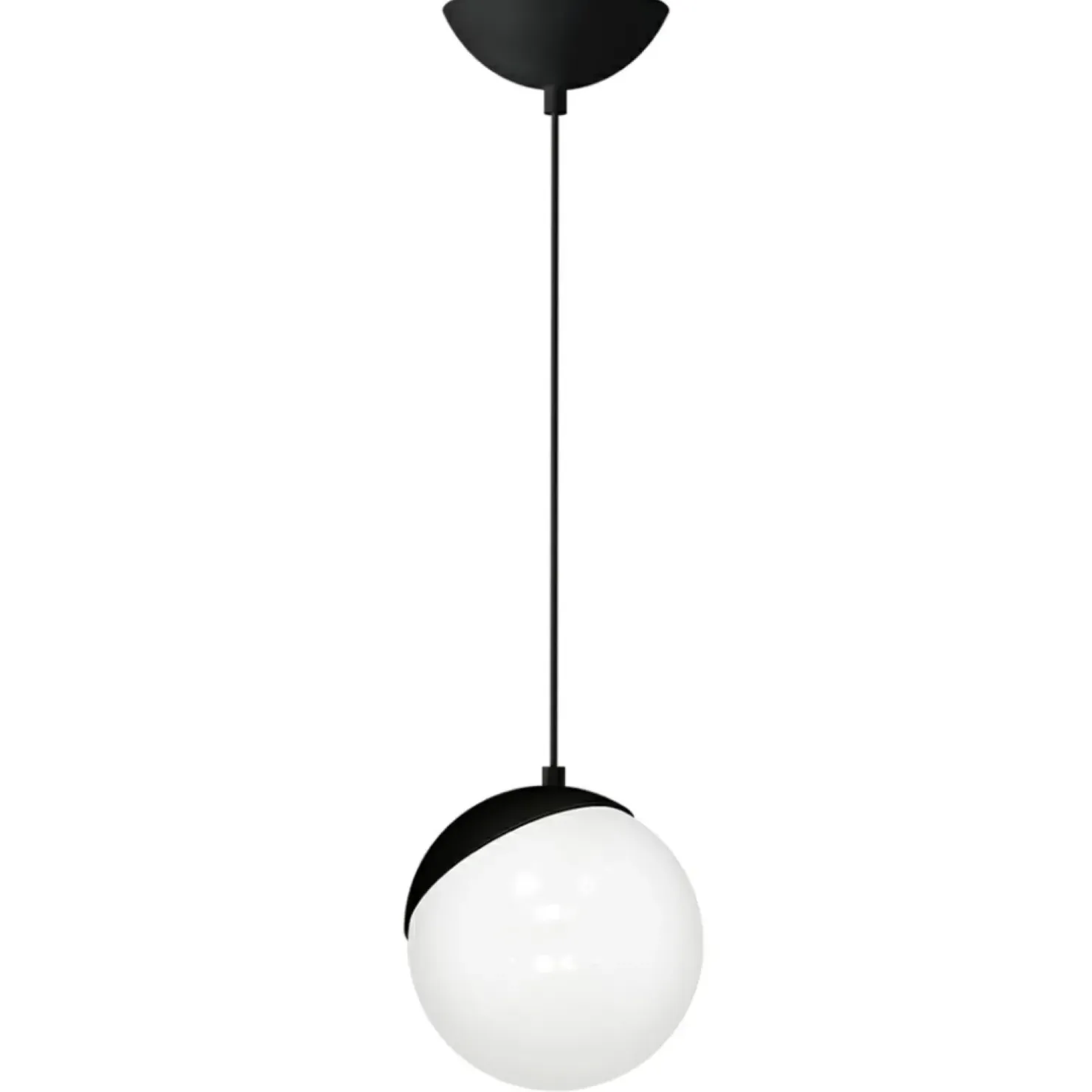 Shop Sklep Kaja Lampa wisząca w klasycznym wydaniu, z kloszem MLP5739 z serii SFERA | Kaja Oświe
