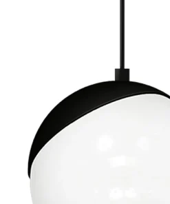 Shop Sklep Kaja Lampa wisząca w klasycznym wydaniu, z kloszem MLP5739 z serii SFERA | Kaja Oświe