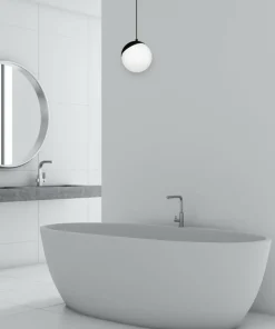 Shop Sklep Kaja Lampa wisząca w klasycznym wydaniu, z kloszem MLP5739 z serii SFERA | Kaja Oświe