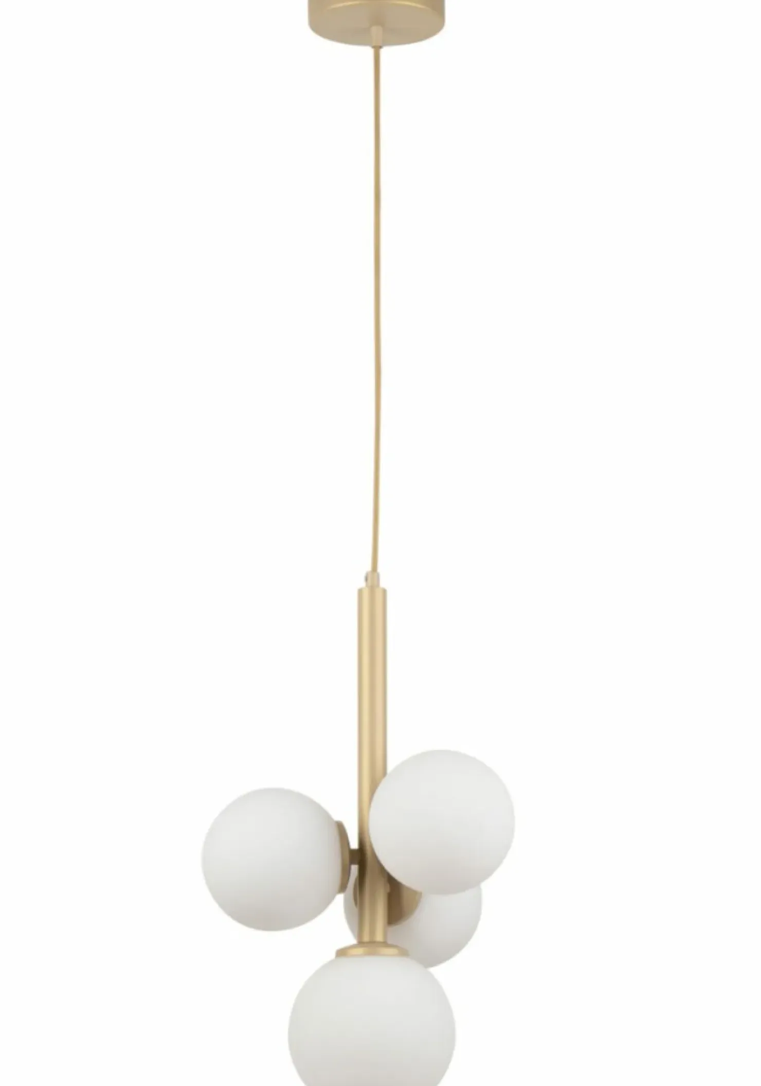 Best Sale Sklep Kaja Lampa wisząca w kolorze beżowego złota SIG 33606 PERLA | Kaja