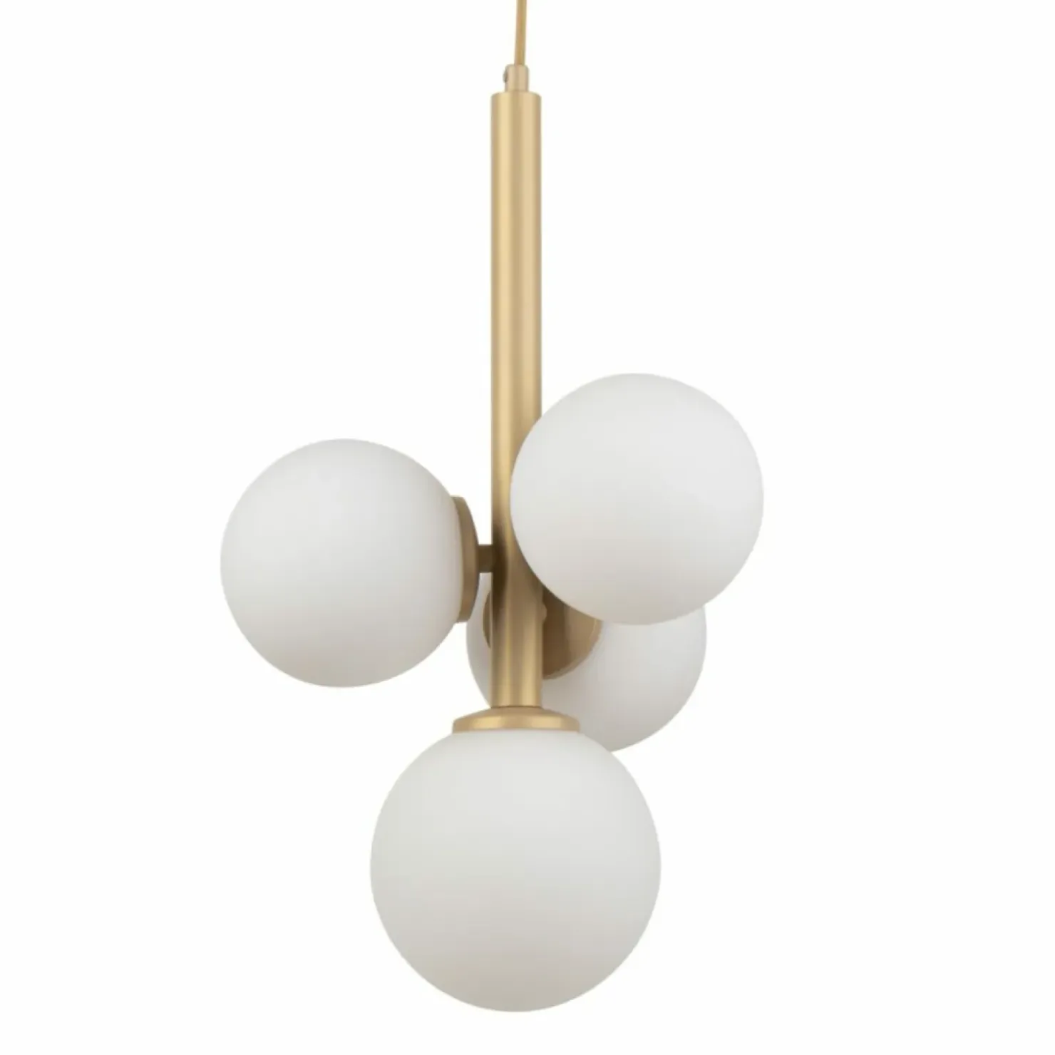 Best Sale Sklep Kaja Lampa wisząca w kolorze beżowego złota SIG 33606 PERLA | Kaja