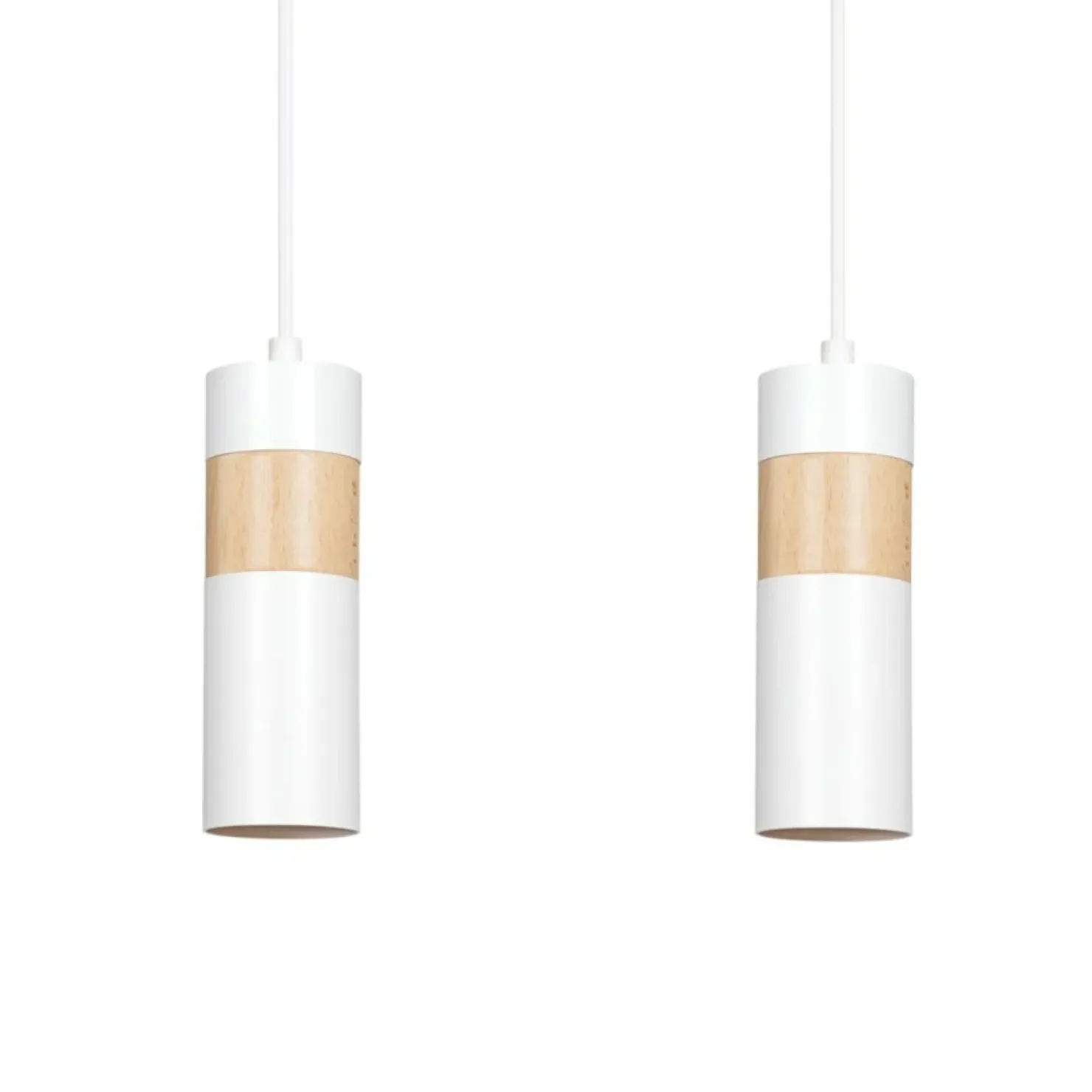 Shop Sklep Kaja Lampa wisząca w kolorze białym i złotym do kuchni 733/2 z serii AKA
