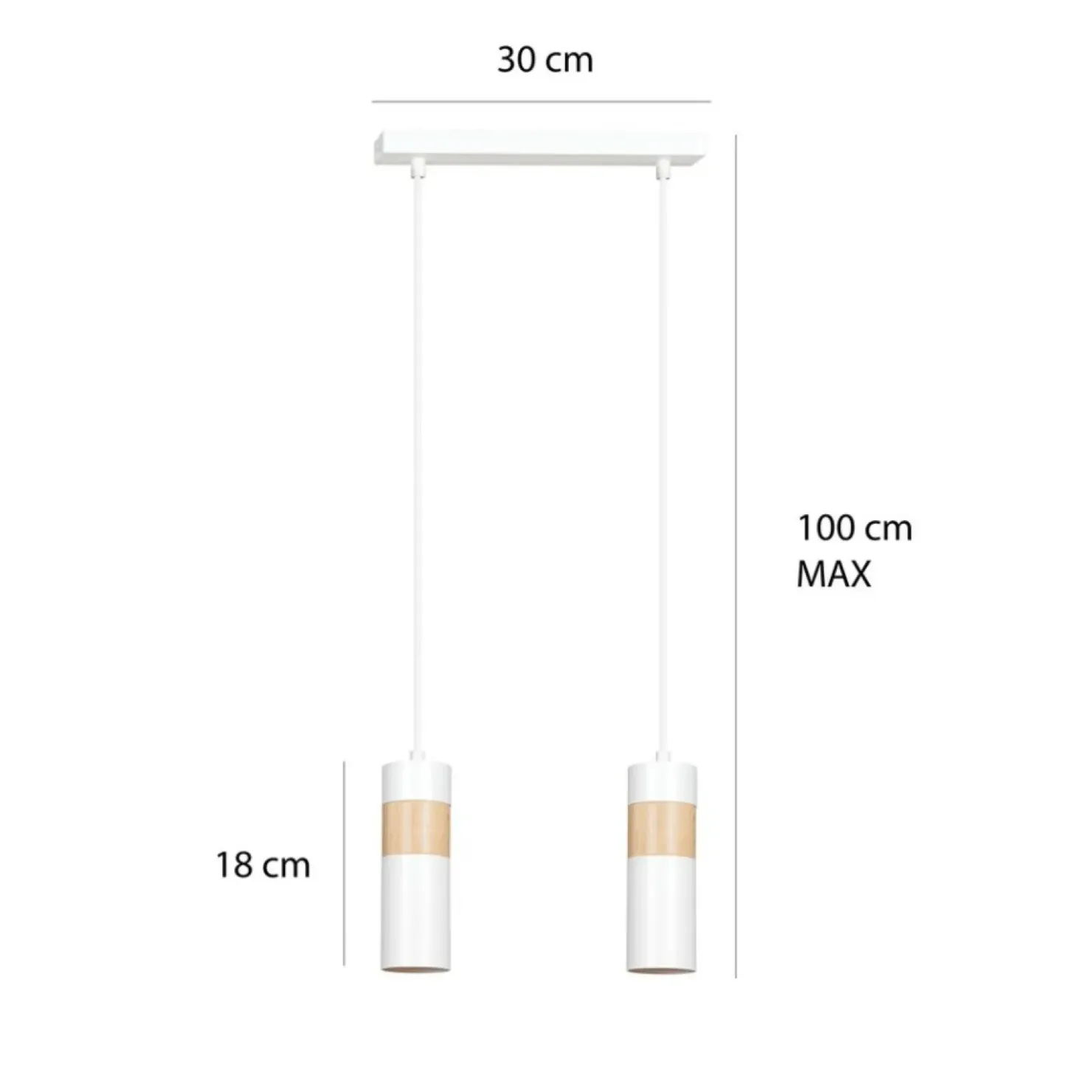 Shop Sklep Kaja Lampa wisząca w kolorze białym i złotym do kuchni 733/2 z serii AKA