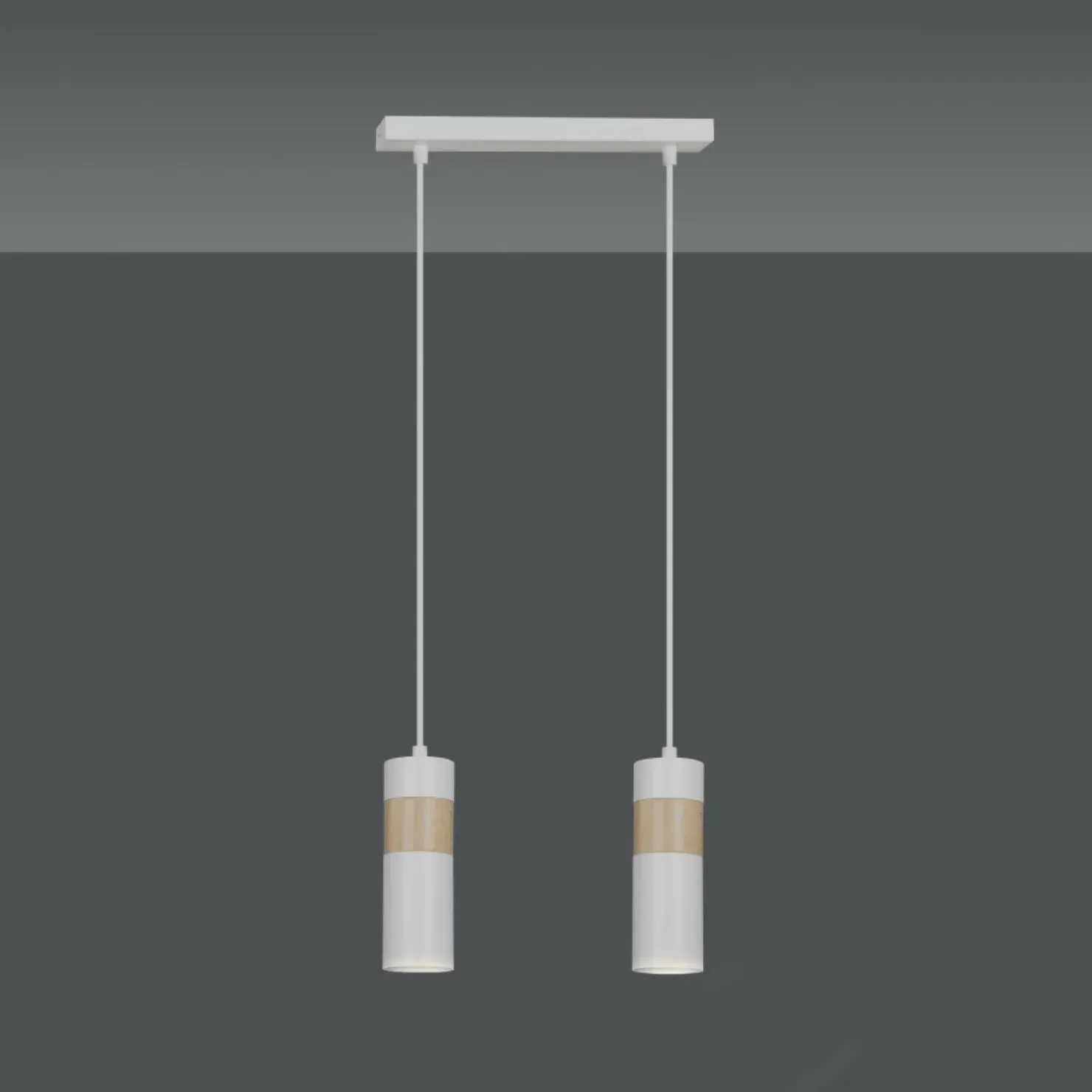 Shop Sklep Kaja Lampa wisząca w kolorze białym i złotym do kuchni 733/2 z serii AKA