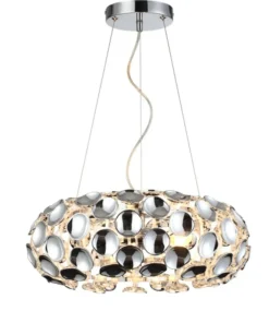 Best Sklep Kaja Lampa wisząca w kolorze chromu LP-17060/3P FERRARA | Kaja Oświetlenie
