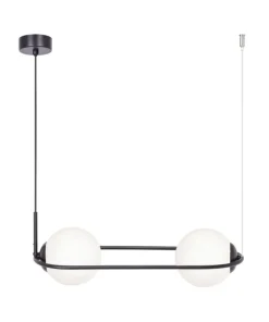 Sale Sklep Kaja Lampa wisząca w kolorze czarno-białym, nad stół K-5102 z serii PARVA