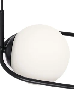 Sale Sklep Kaja Lampa wisząca w kolorze czarno-białym, nad stół K-5102 z serii PARVA