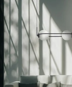 Sale Sklep Kaja Lampa wisząca w kolorze czarno-białym, nad stół K-5102 z serii PARVA