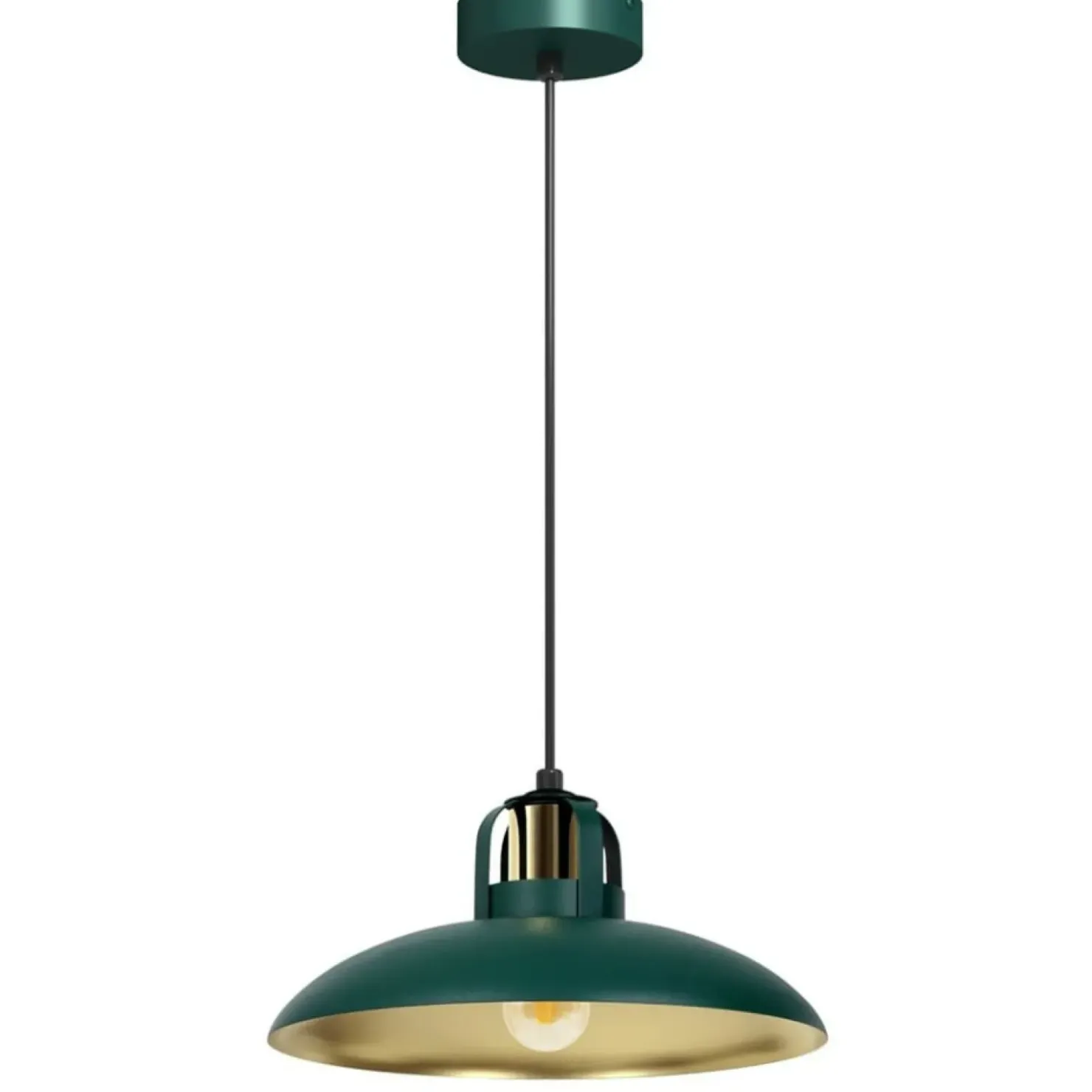 Best Sklep Kaja Lampa wisząca w kolorze eleganckiej zieleni MLP7709 z serii FELIX | Kaja Oświetl